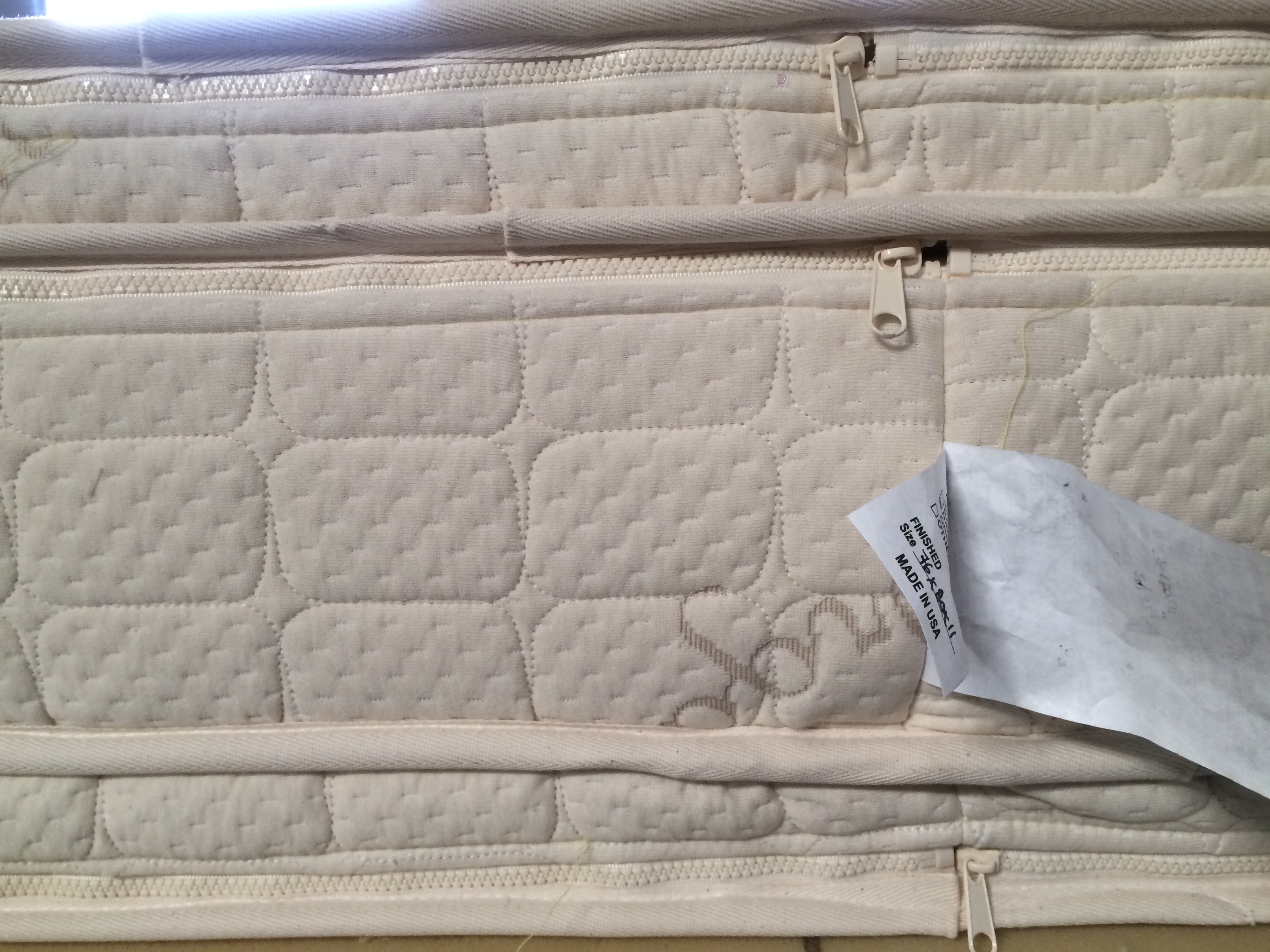 The Ultimate 12-inch Orthopedic Firm back pain mattress with three zippers