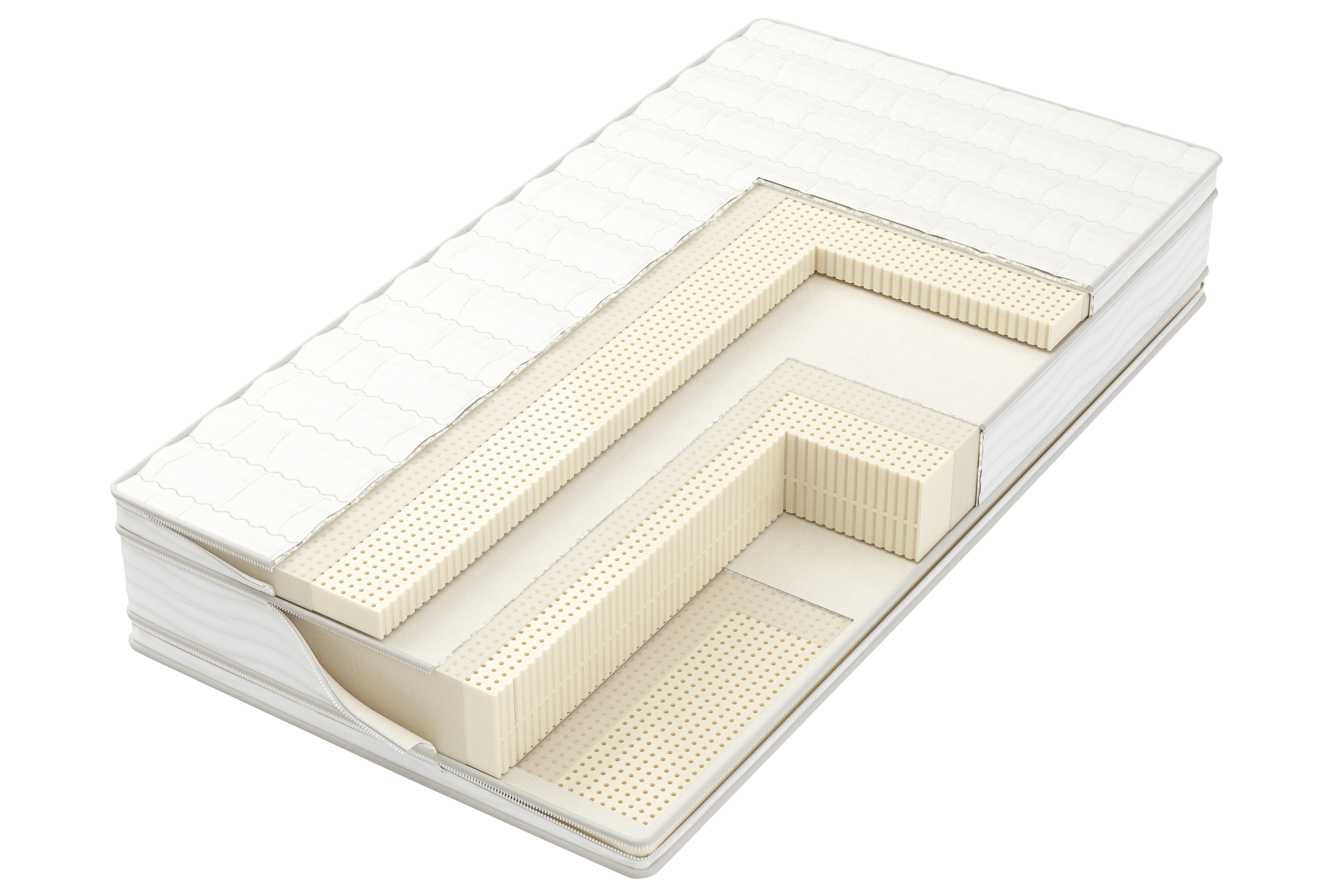Orthopedic Firm back pain mattress layered natural Talalay latex construction